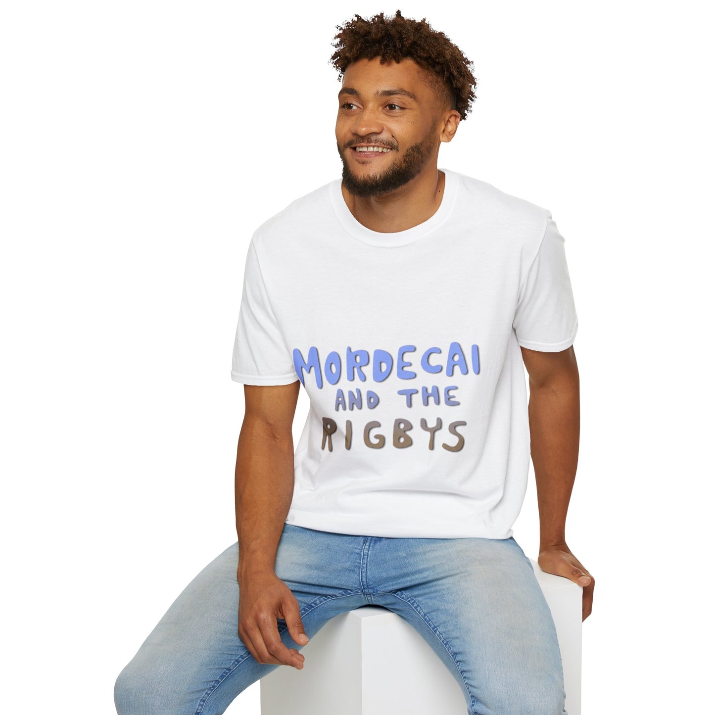 Unisex Softstyle T-Shirt Mordecai and the Rigbys "Regular Show"