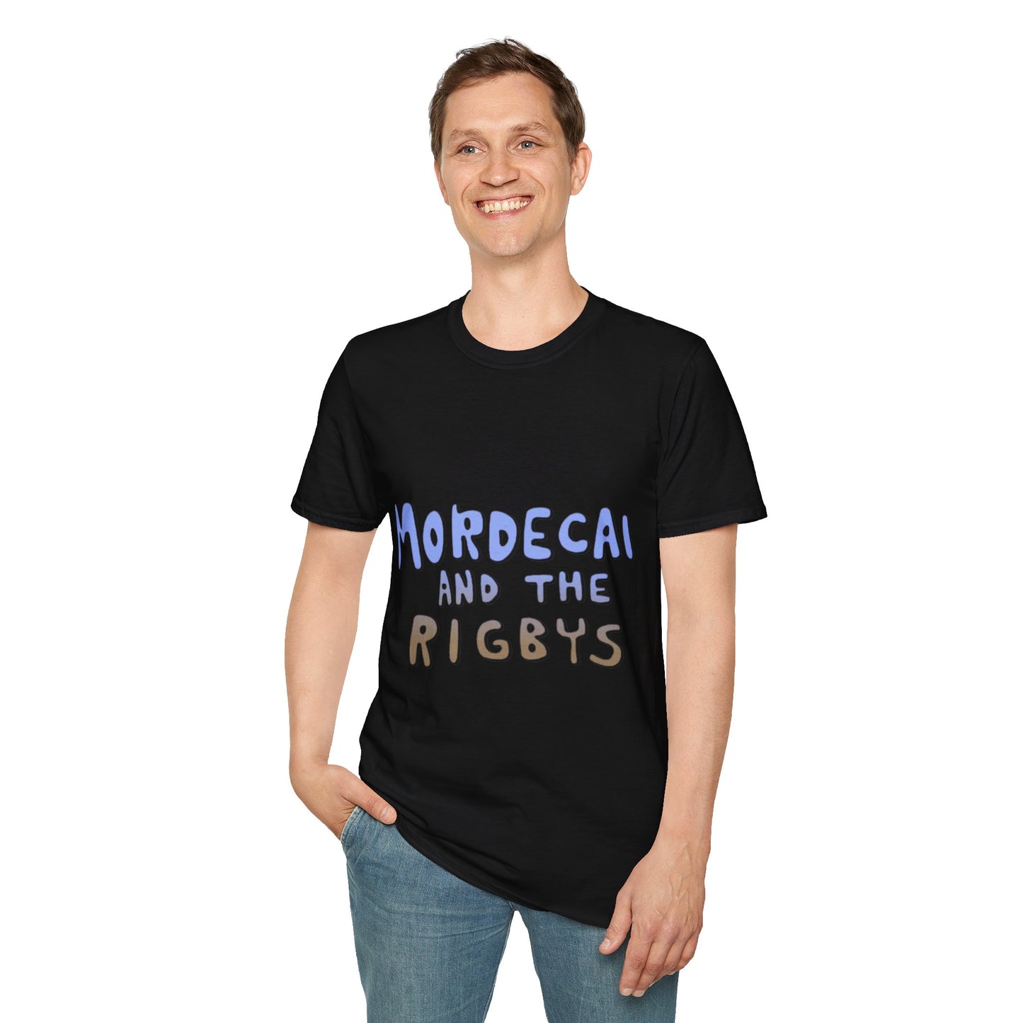 Unisex Softstyle T-Shirt Mordecai and the Rigbys "Regular Show"