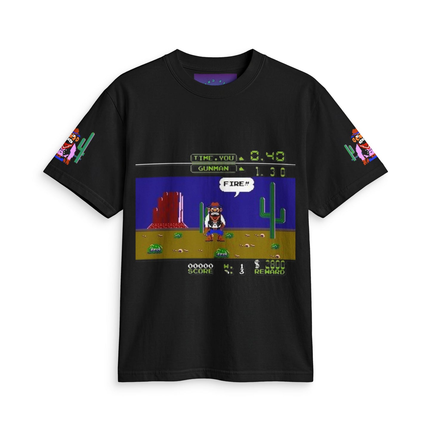 Unisex Active T Shirt "Wild Gunman"