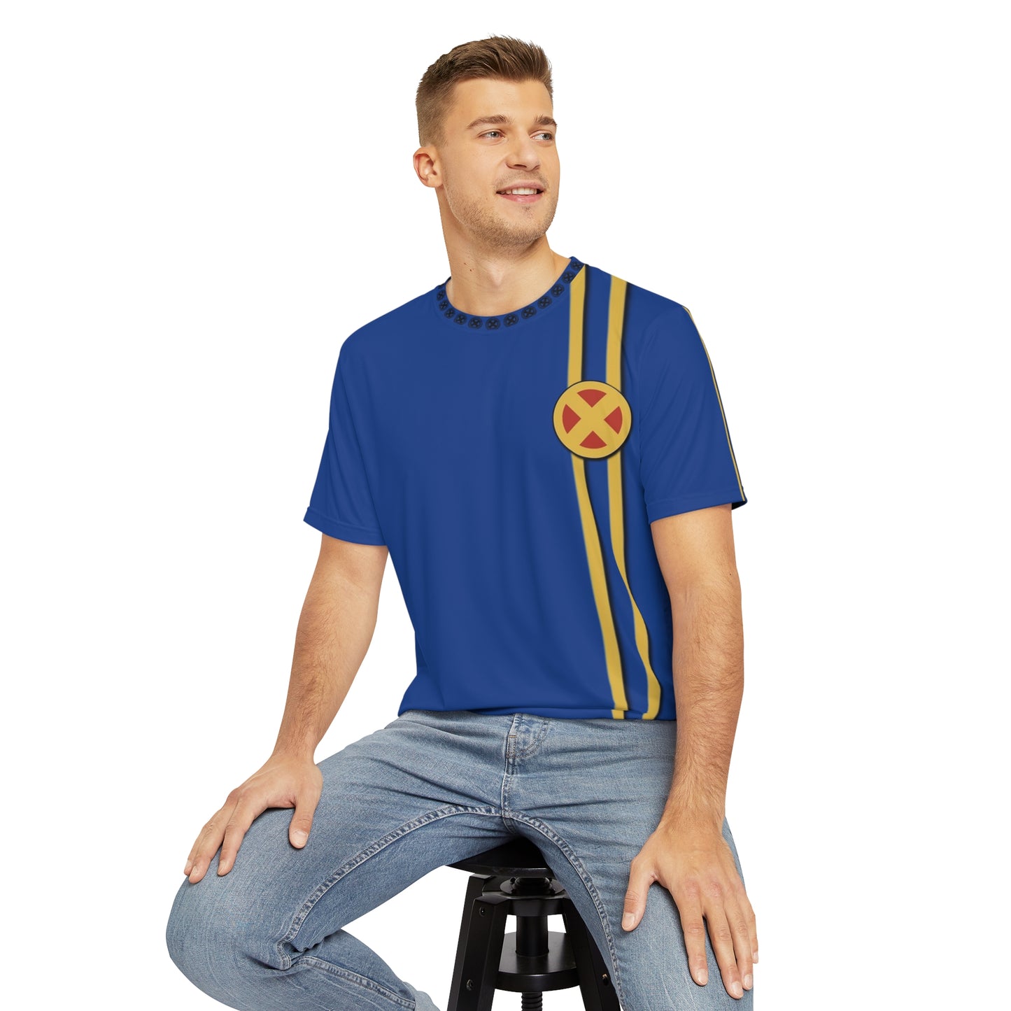 Men's Polyester Tee (AOP) Cyclops