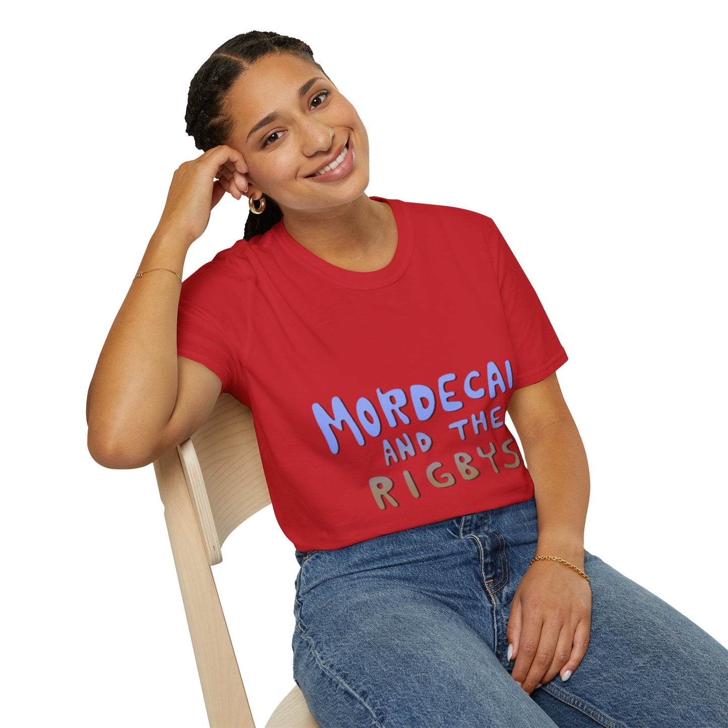 Unisex Softstyle T-Shirt Mordecai and the Rigbys "Regular Show"