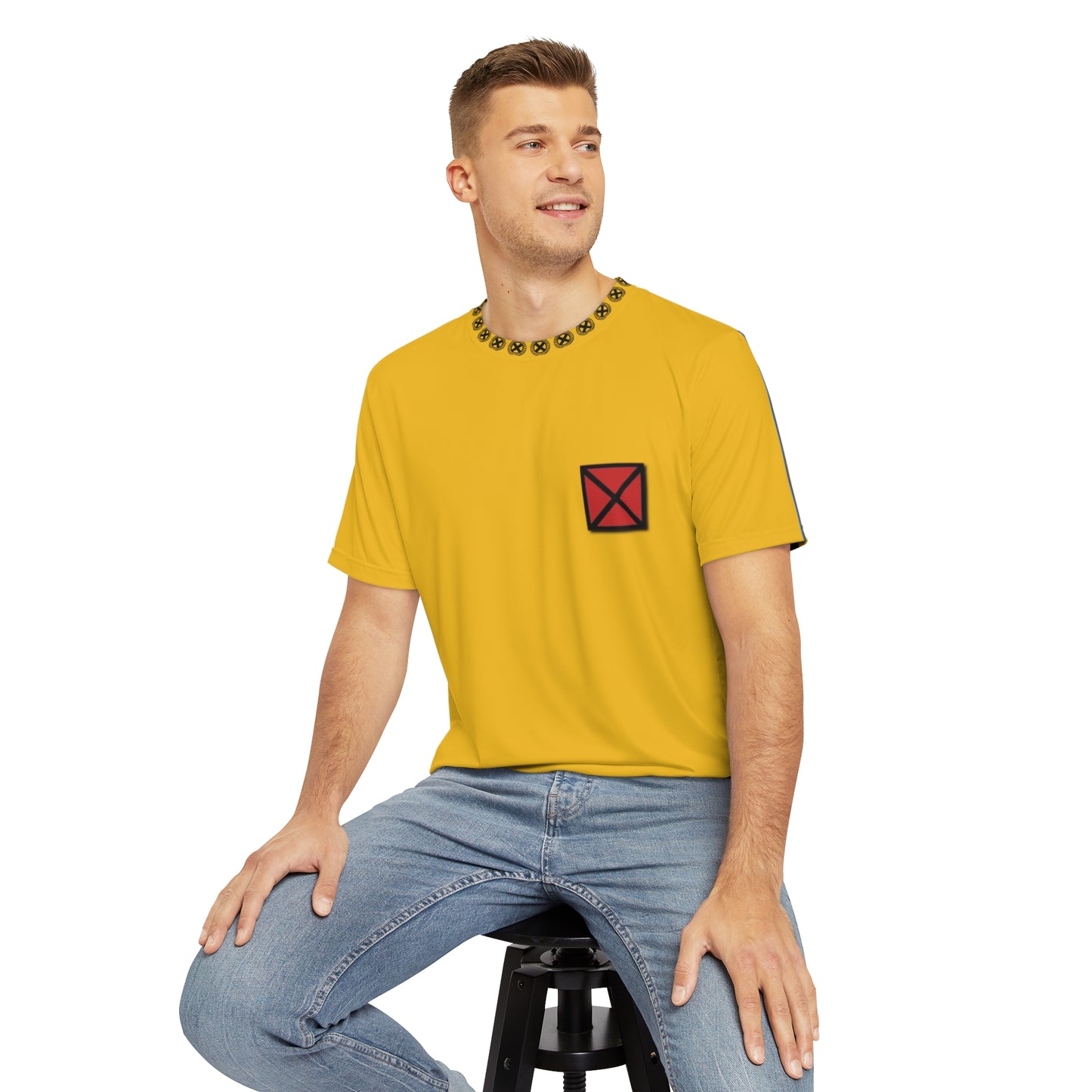 Men's Polyester Tee (AOP) Wolverine