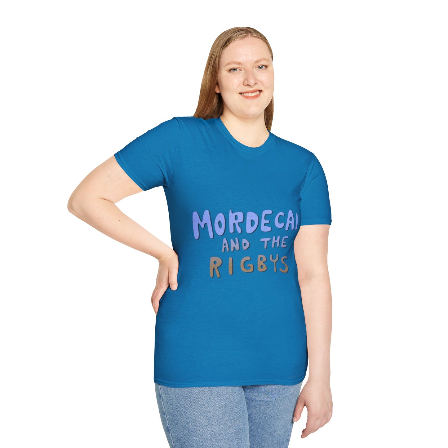 Unisex Softstyle T-Shirt Mordecai and the Rigbys "Regular Show"
