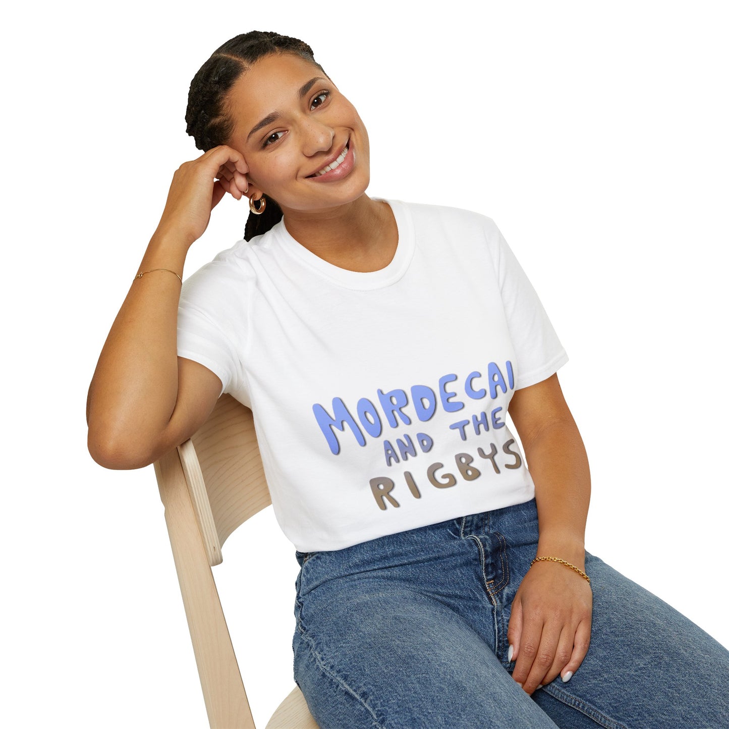 Unisex Softstyle T-Shirt Mordecai and the Rigbys "Regular Show"