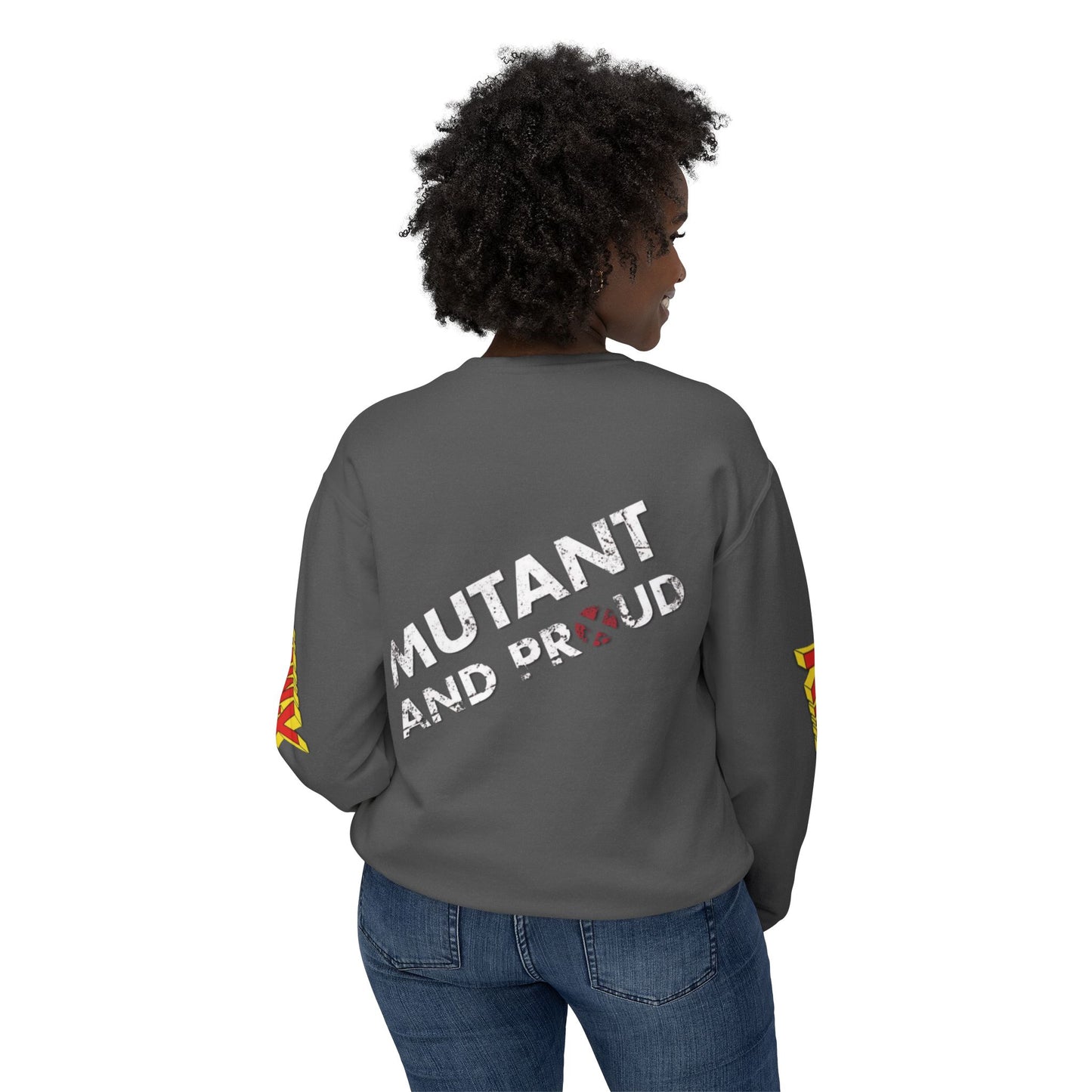 Unisex Lightweight Crewneck Sweatshirt Mutant & Proud "X men"