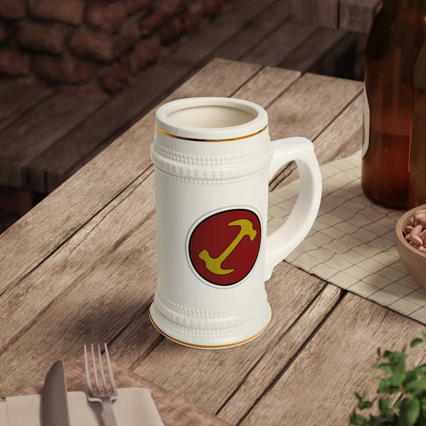 Beer Stein Mug The simpson,"The Stonecutters."