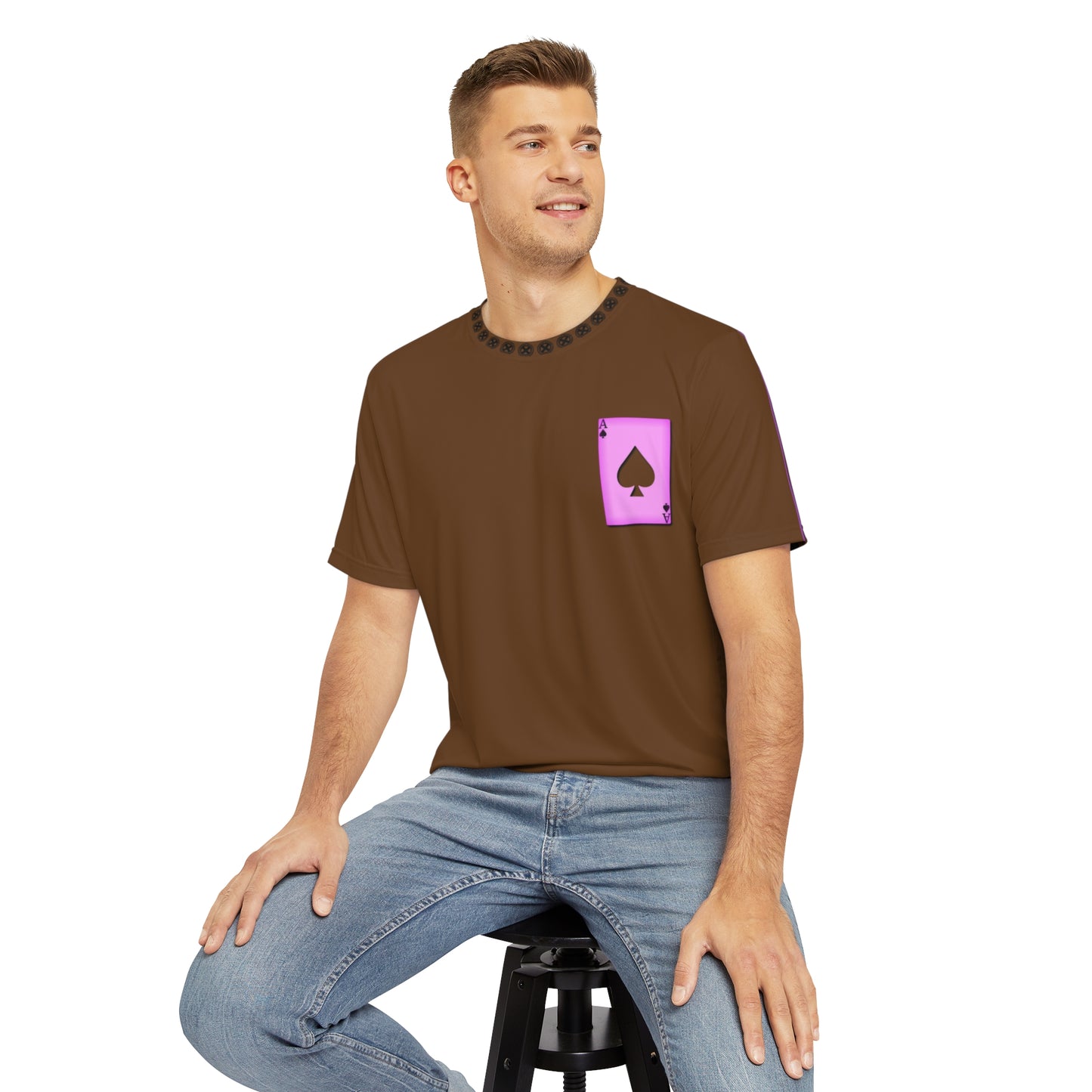 Men's Polyester Tee (AOP) Gambit