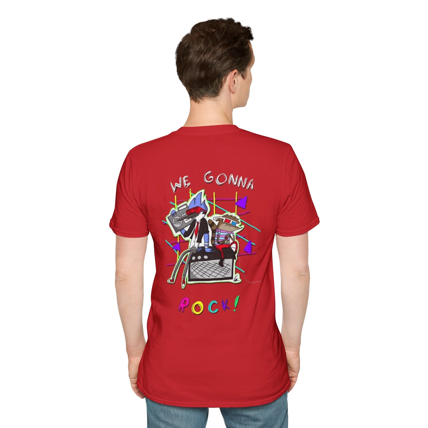 Unisex Softstyle T-Shirt Mordecai and the Rigbys "Regular Show"