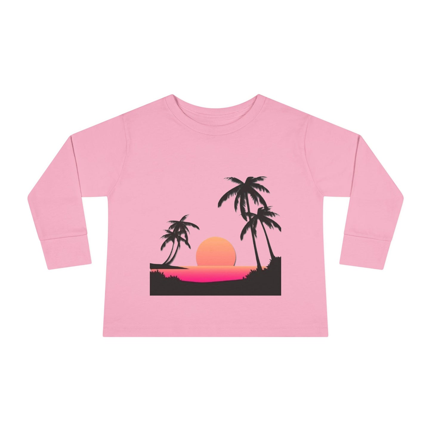 Toddler Long Sleeve "sunset on the beach"