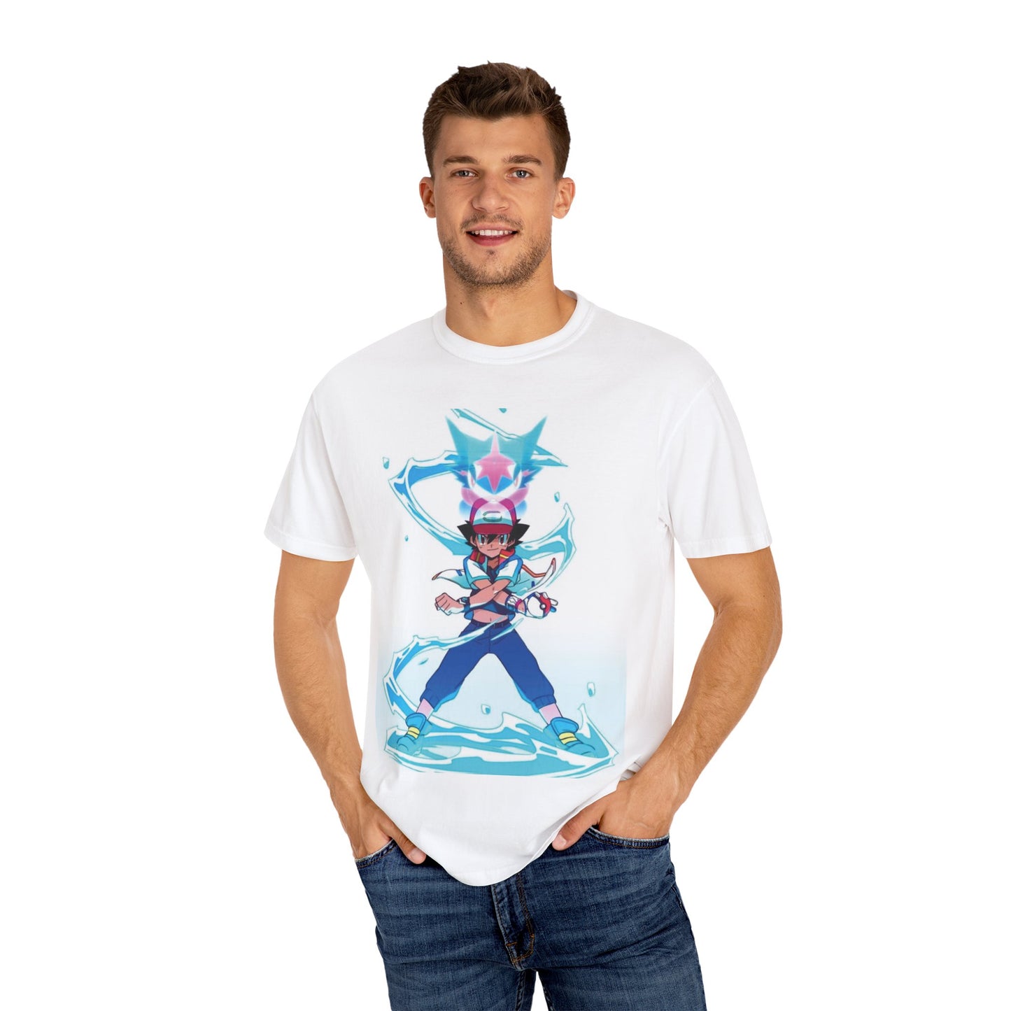 Unisex Garment-Dyed T-shirt Pokemon - DETERMINATE