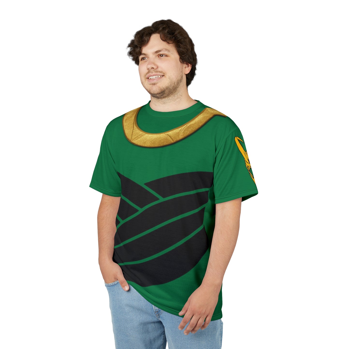 Unisex Cut & Sew Tee (AOP) "Loki"