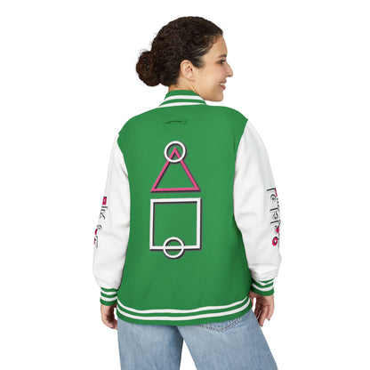 Unisex Heavyweight Letterman Jacket 456 "Squid Games"