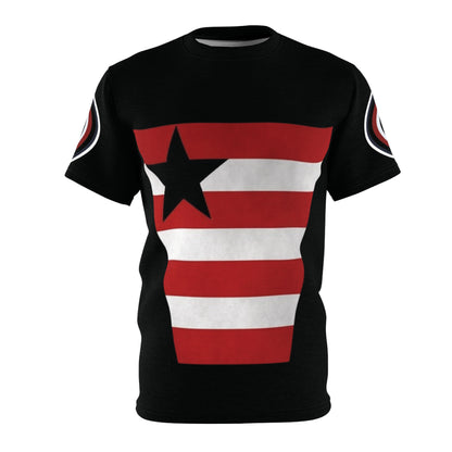 Camiseta unisex cortada y cosida (AOP) "Agente de EE. UU."