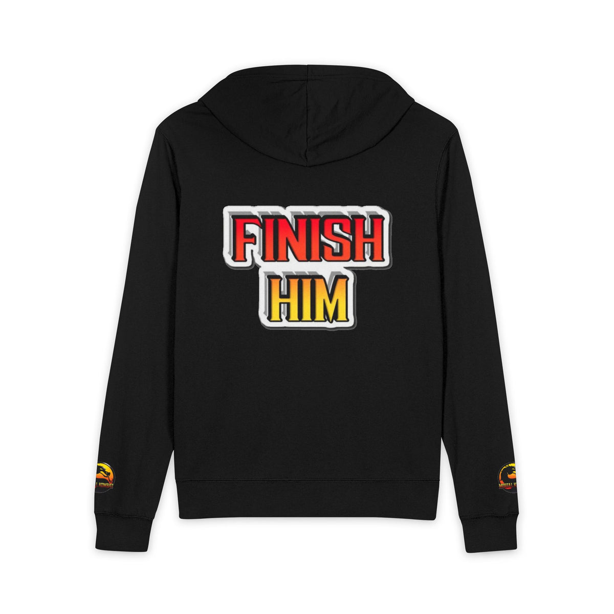 District® Unisex Jersey Full-Zip Hoodie "Black Dragon" MK