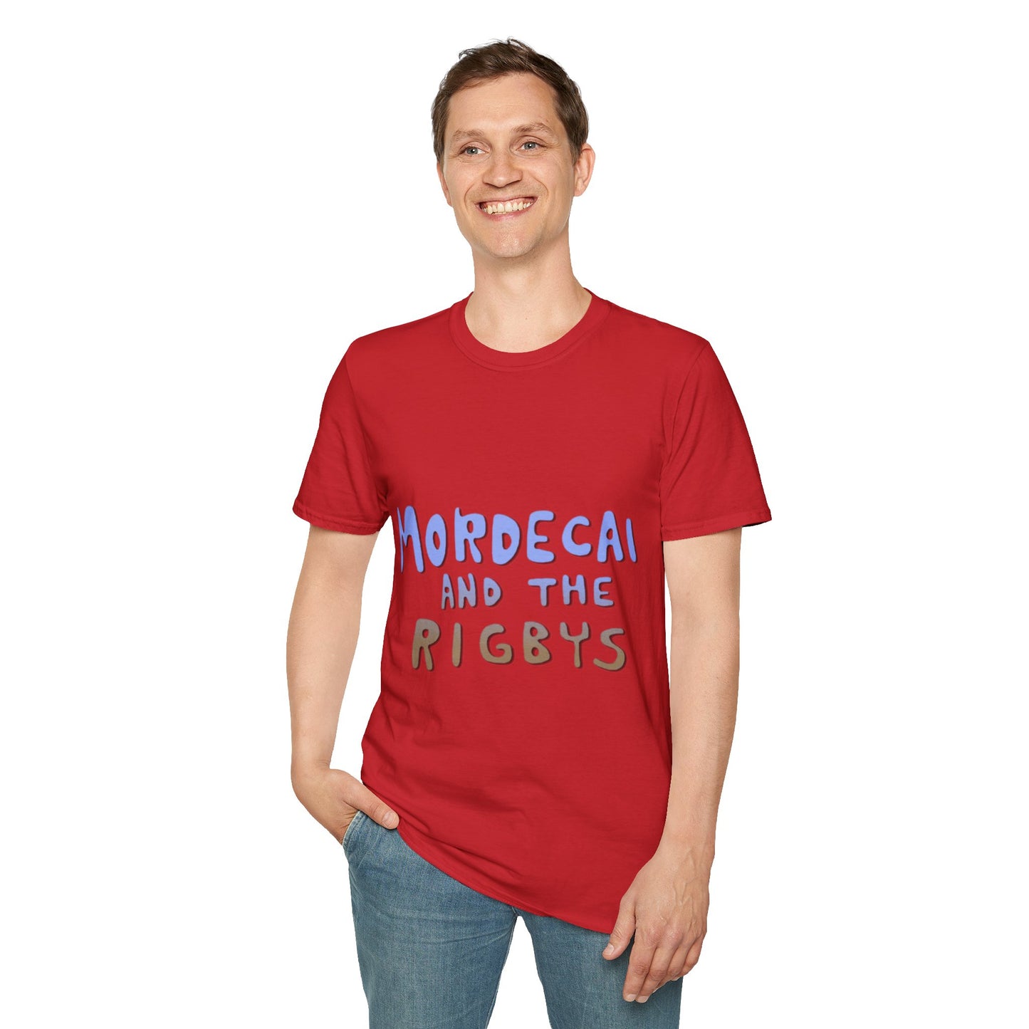 Unisex Softstyle T-Shirt Mordecai and the Rigbys "Regular Show"