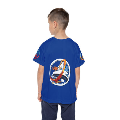 Camiseta deportiva para niños (estampado completo) "Los Cuatro Fantásticos"