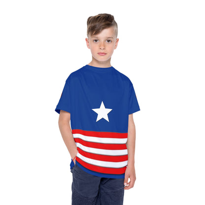 Kids Custom Sports Jersey – Captain America