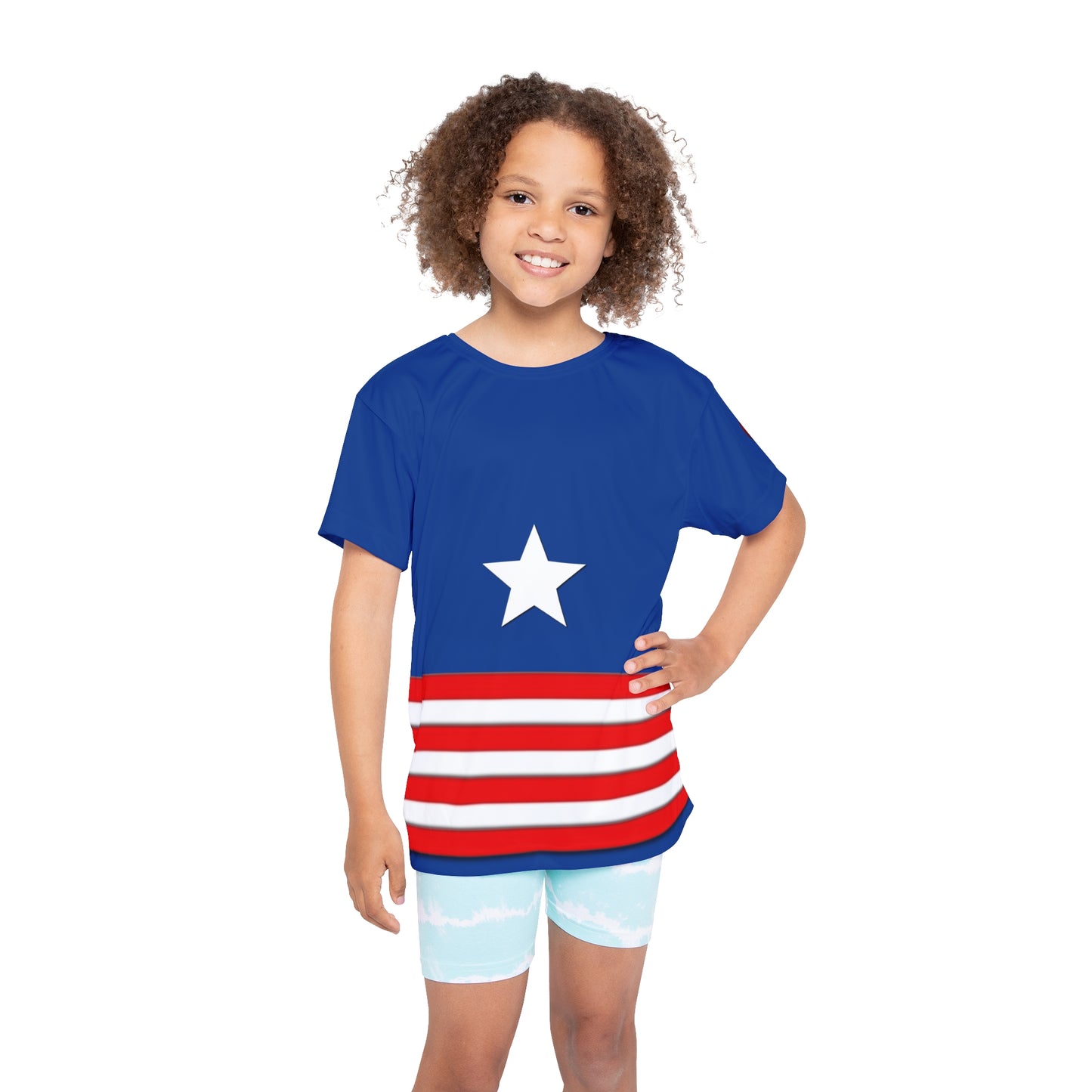 Kids Custom Sports Jersey – Captain America
