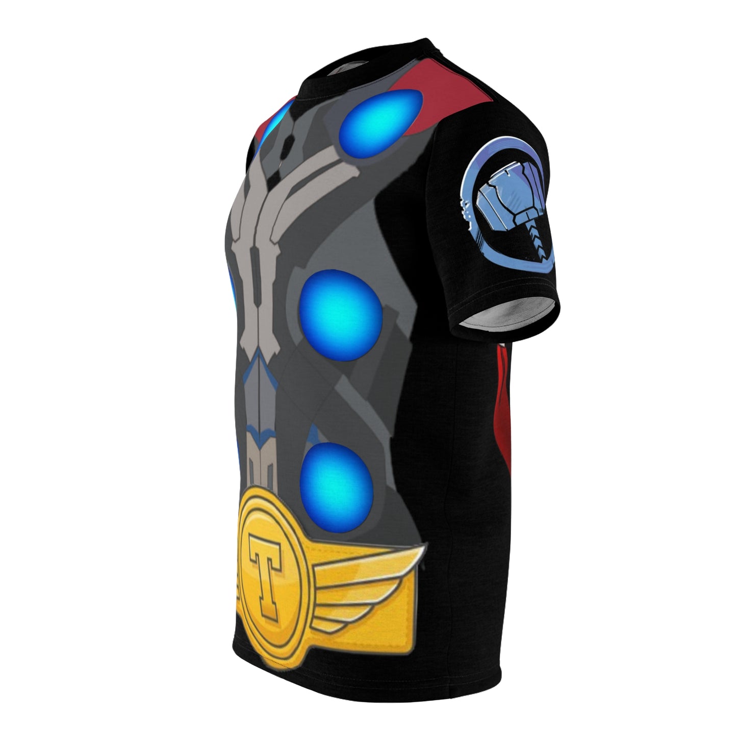 Camiseta unisex cortada y cosida (estampado completo) "Thor"