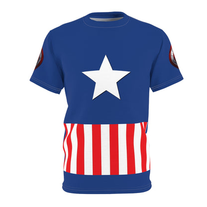 Unisex Cut & Sew Tee (AOP) "Captain America"