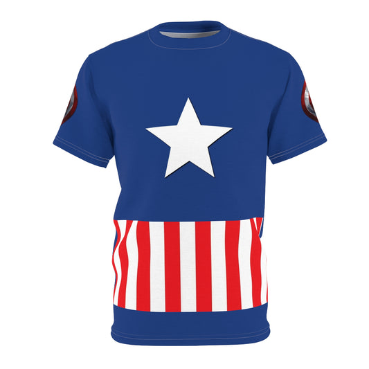 Unisex Cut & Sew Tee (AOP) "Captain America"