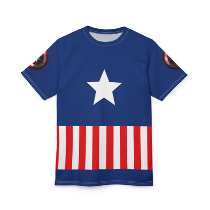 Unisex Cut & Sew Tee (AOP) "Captain America"