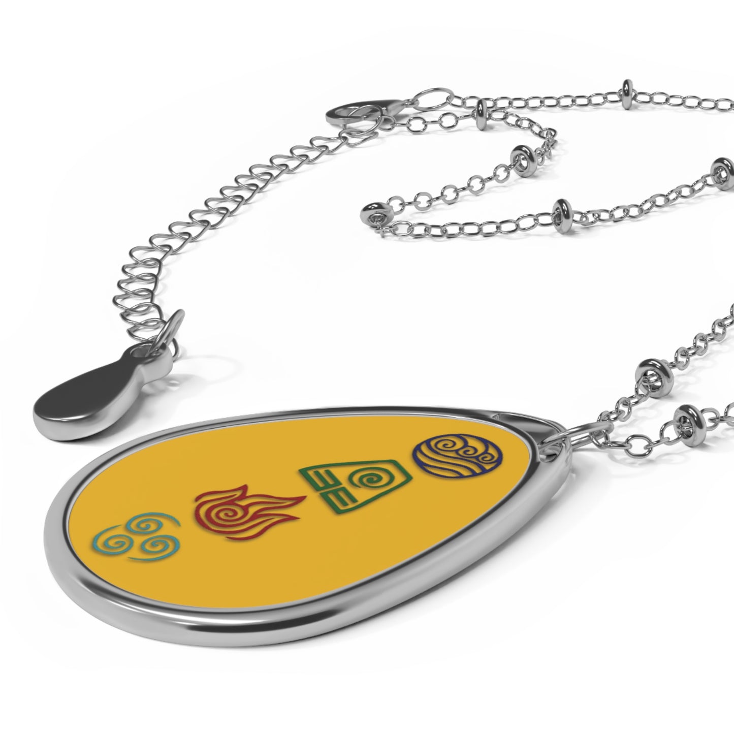 Oval Necklace Avatar Aang
