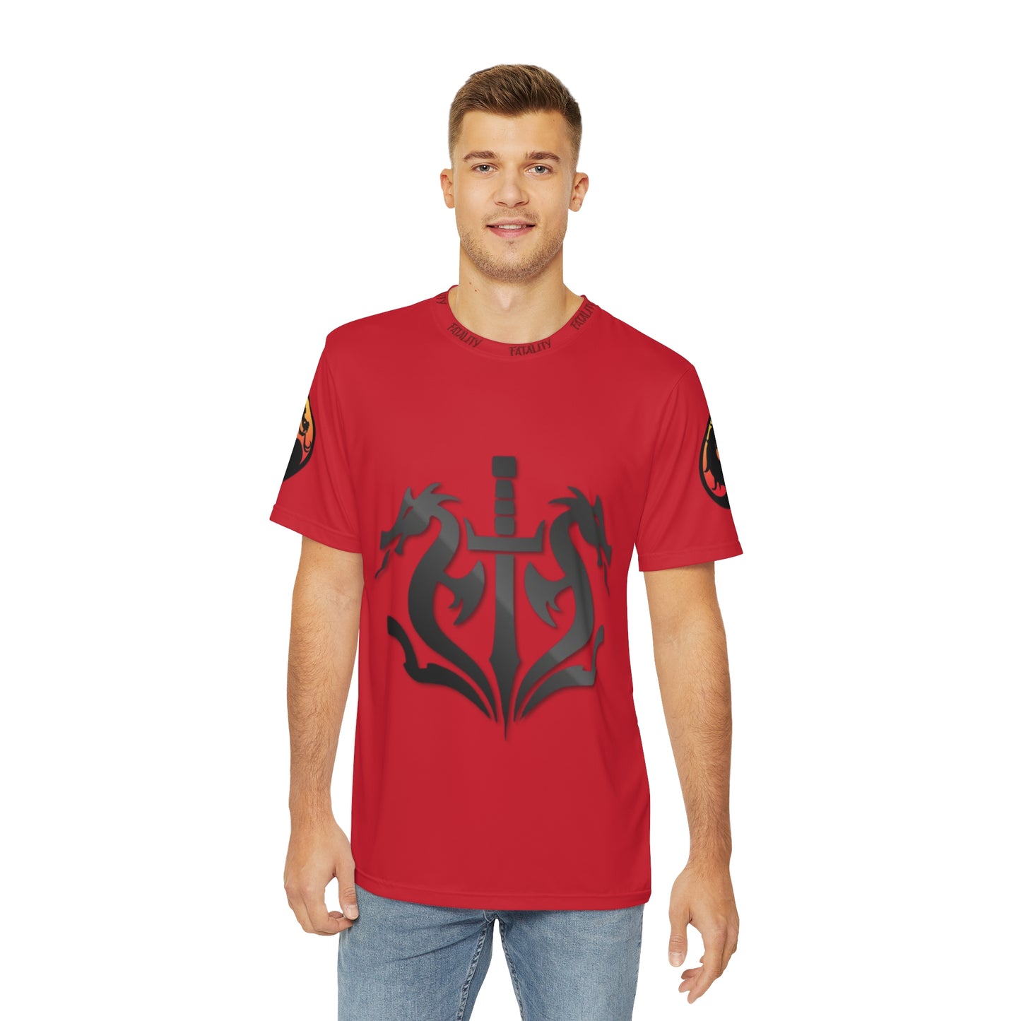 Polyester Tee Black Dragon (Mortal Kombat)