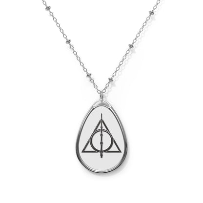 Oval Necklace "Harry Potter And The Deathly Hallows"