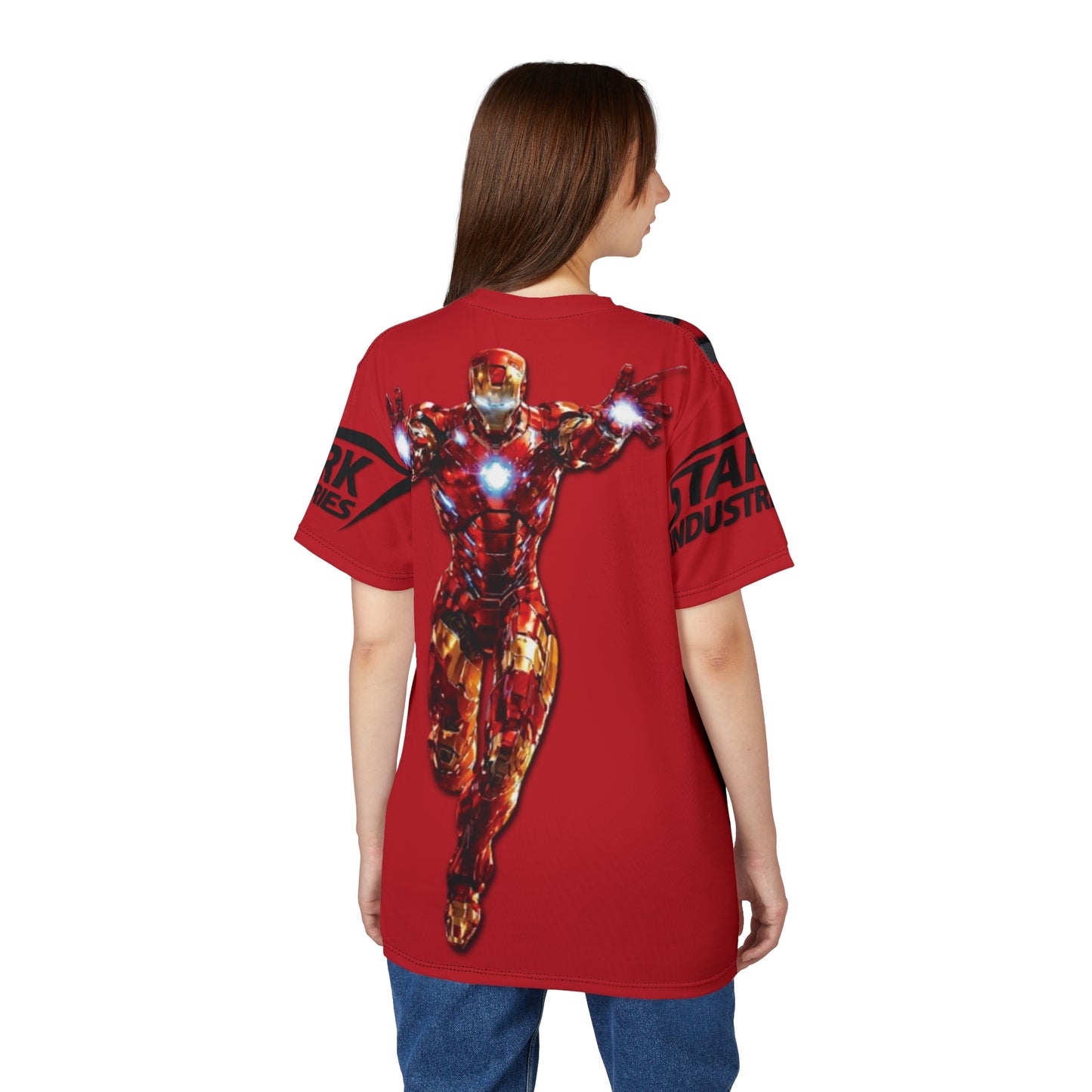 Unisex Cut & Sew Tee (AOP) "Iron Man"