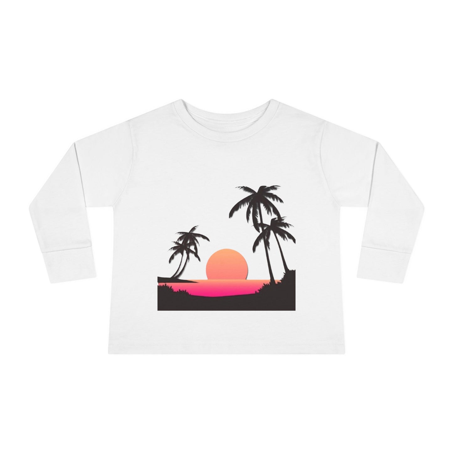 Toddler Long Sleeve "sunset on the beach"