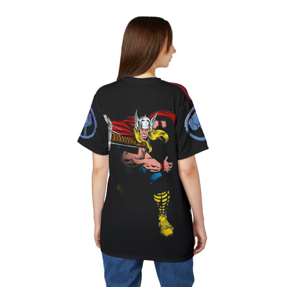 Camiseta unisex cortada y cosida (estampado completo) "Thor"