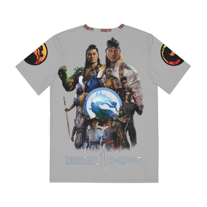Polyester Tee White Lotus (Mortal Kombat)