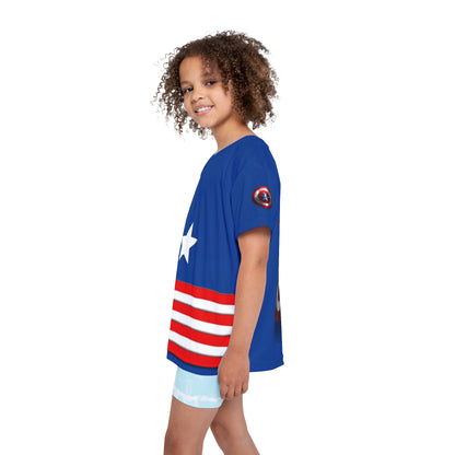 Kids Custom Sports Jersey – Captain America