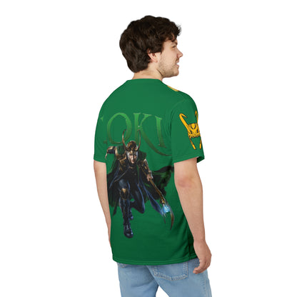 Unisex Cut & Sew Tee (AOP) "Loki"