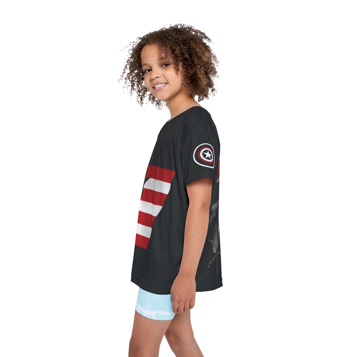 Kids Sports Jersey (AOP) "U.S Agent"
