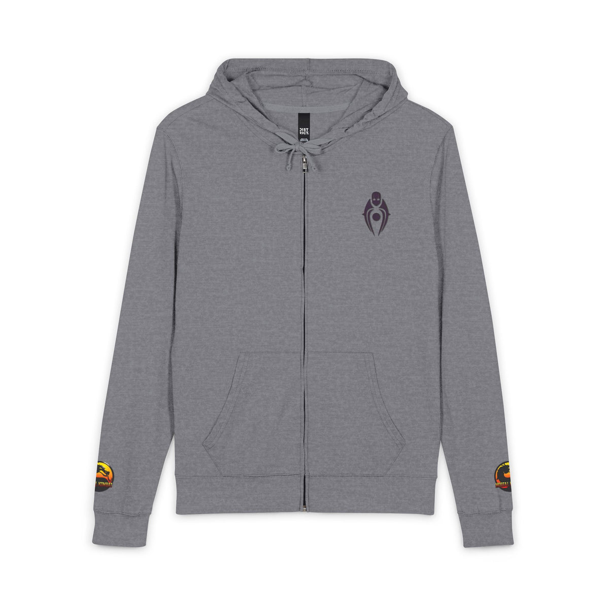 District® Unisex Jersey Full-Zip Hoodie "Brotherhod shadows" MK