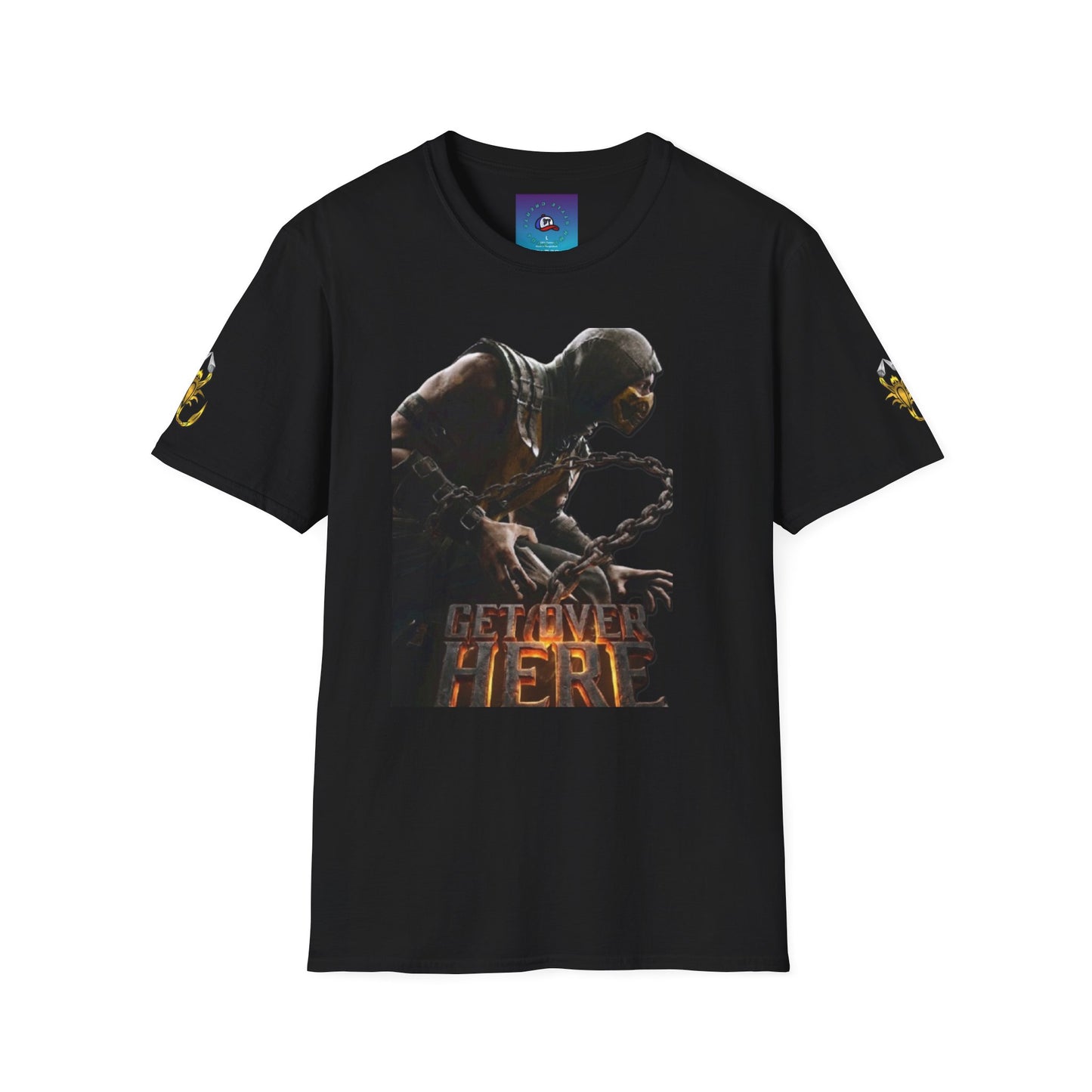 Unisex Softstyle T-Shirt "Get Over Here" Mortal Kombat