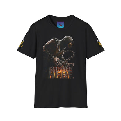 Unisex Softstyle T-Shirt "Get Over Here" Mortal Kombat