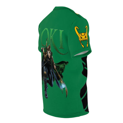 Unisex Cut & Sew Tee (AOP) "Loki"