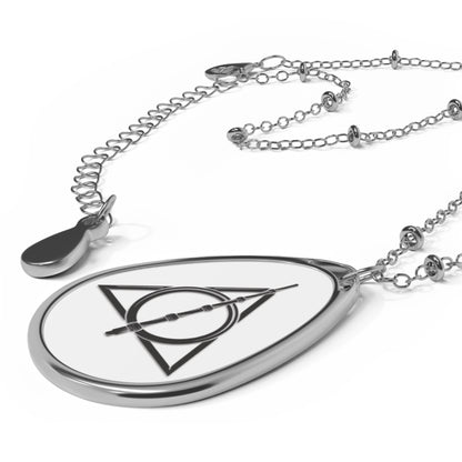 Oval Necklace "Harry Potter And The Deathly Hallows"