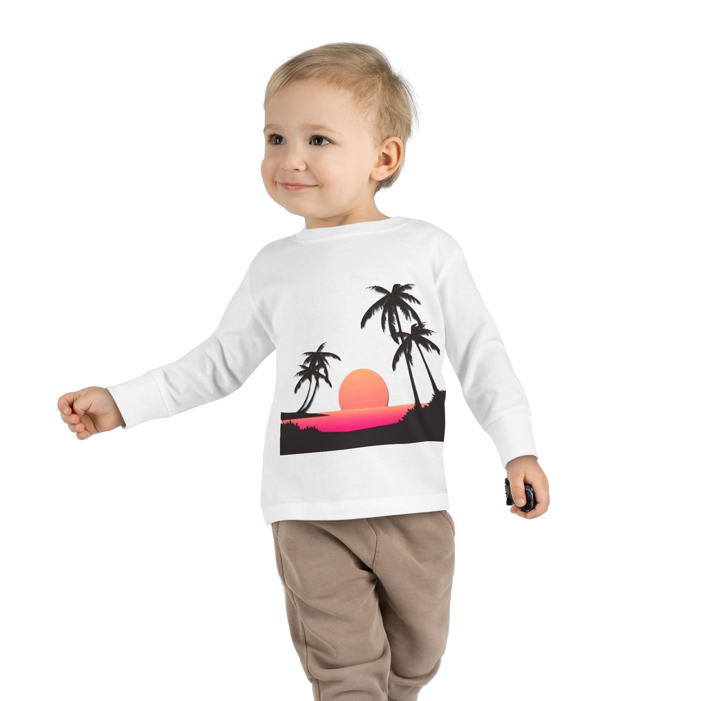 Toddler Long Sleeve "sunset on the beach"