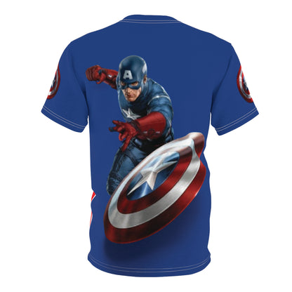 Unisex Cut & Sew Tee (AOP) "Captain America"
