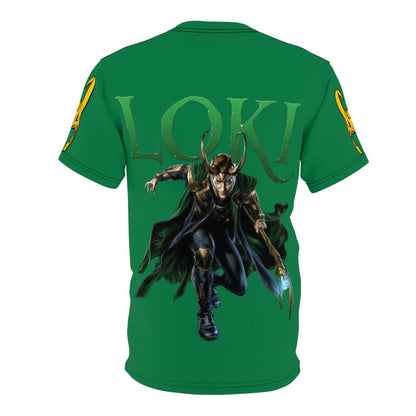 Unisex Cut & Sew Tee (AOP) "Loki"
