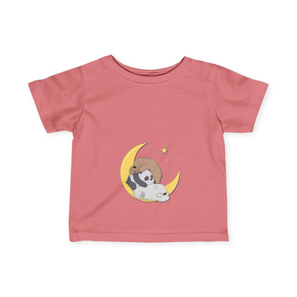 Infant Fine Jersey Tee "We be bears"