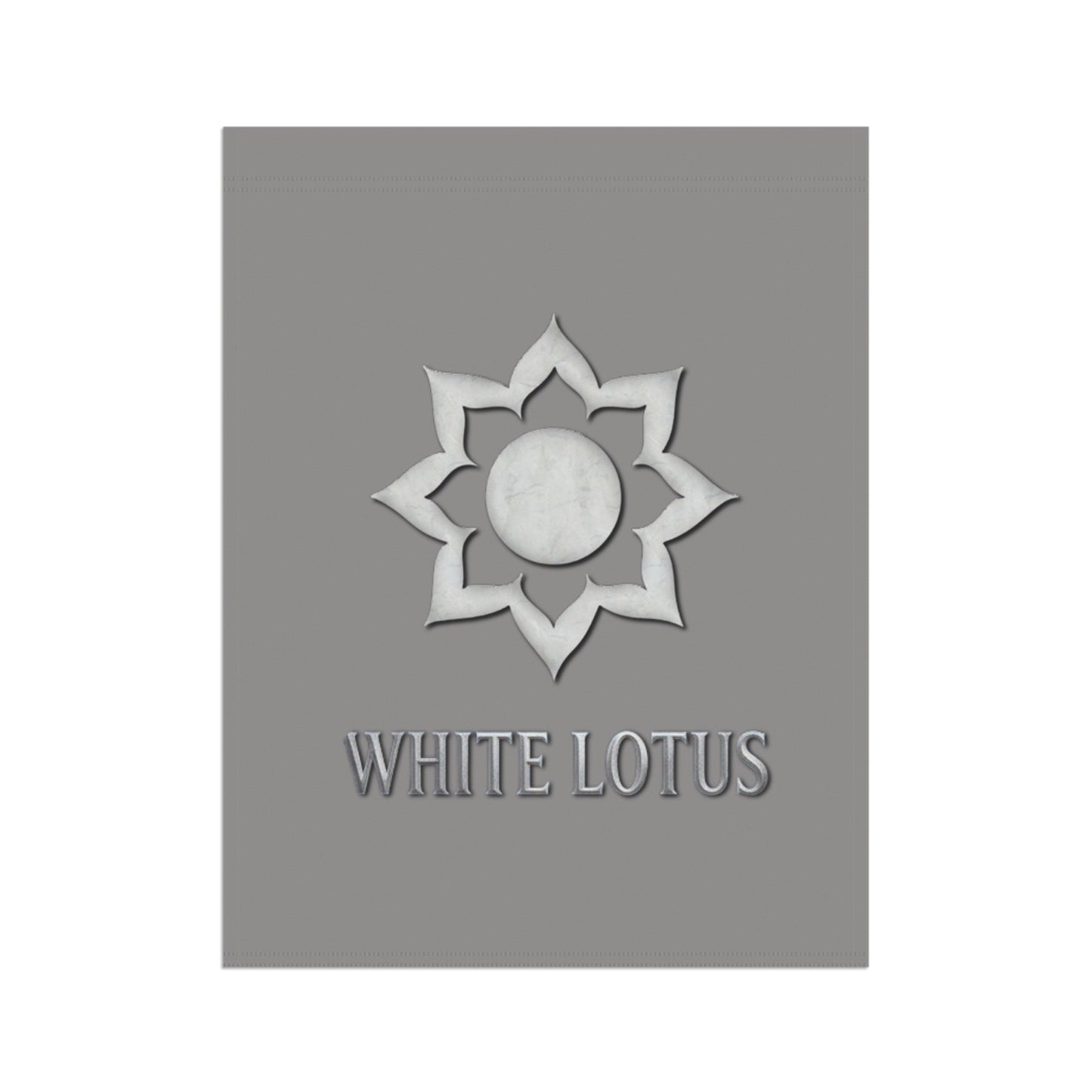 Garden & House Banner "White Lotus" MK