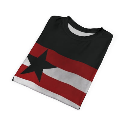 Camiseta unisex cortada y cosida (AOP) "Agente de EE. UU."