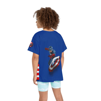 Kids Custom Sports Jersey – Captain America
