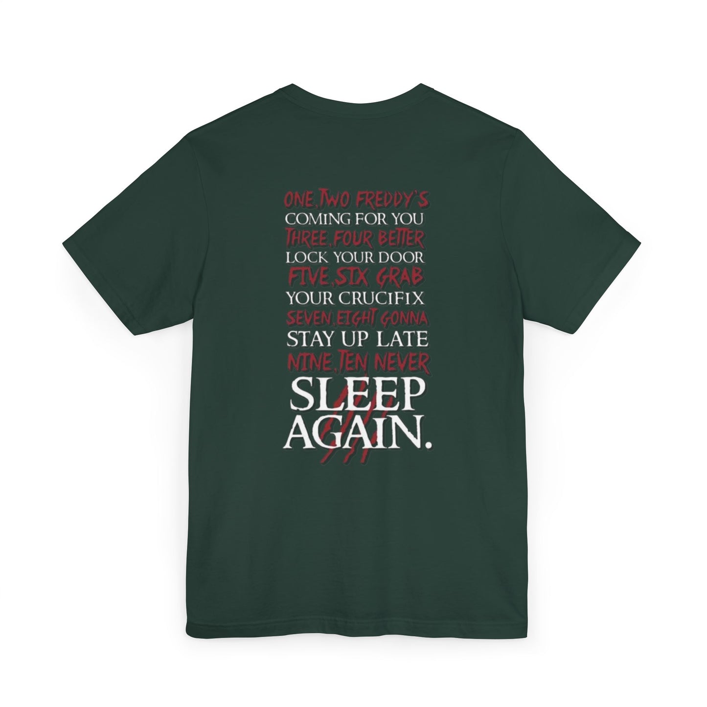 Unisex Jersey T-Shirt Freddy Krueger "A Nightmare On Elm Street"