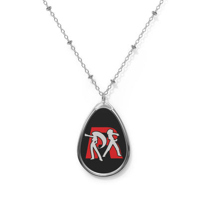 Oval Necklace Team Rocket
